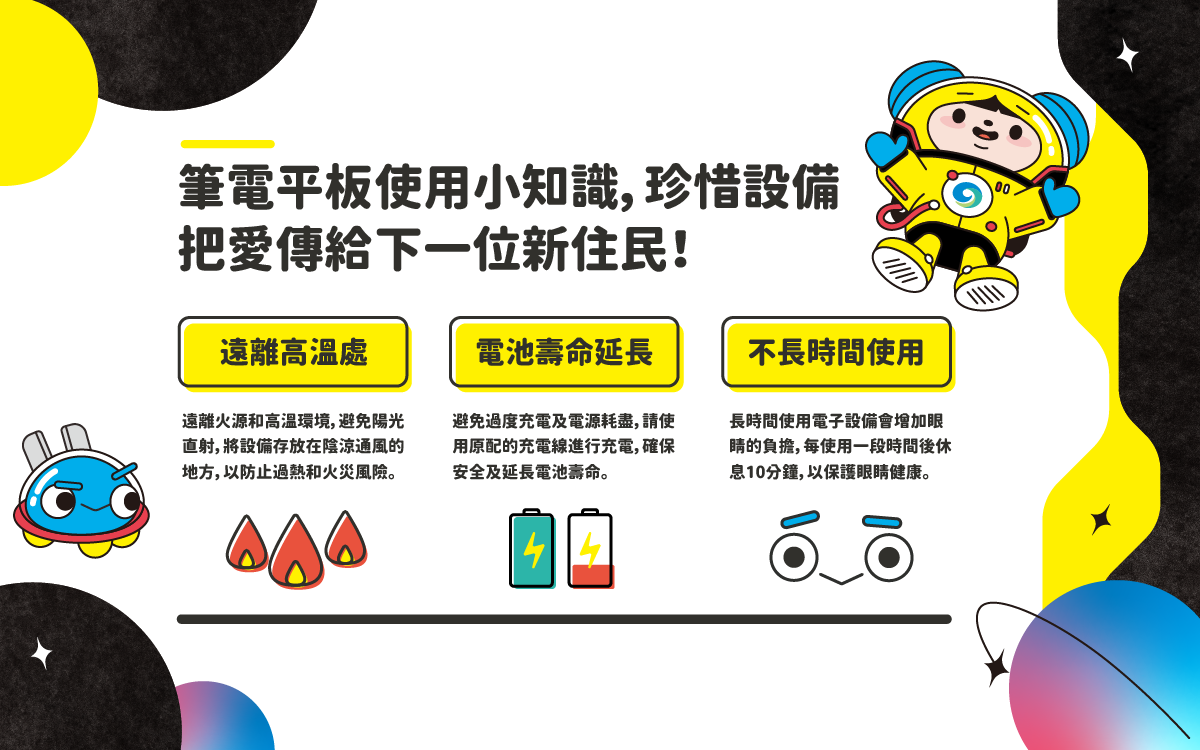 設備借用注意事項