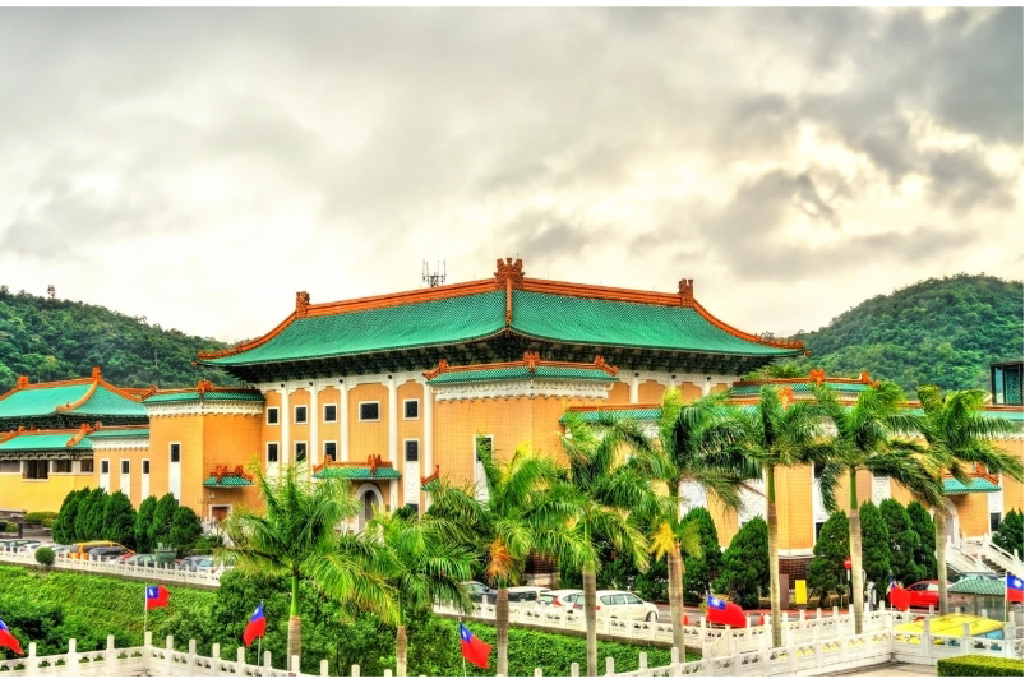 國立故宮博物院全景。